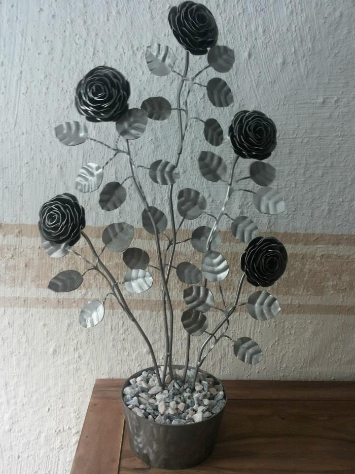 Metallblumen von Edelstahl - Kunst - Design Lautner